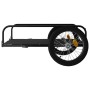 Remolque para bicicletas hierro negro 135x70x37 cm de vidaXL, Remolques para bicicletas - Ref: Foro24-94203, Precio: 86,49 €,...