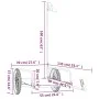 Fahrradanhänger aus schwarzem Eisen, 135 x 70 x 37 cm von vidaXL, Fahrradanhänger - Ref: Foro24-94203, Preis: 85,96 €, Rabatt: %