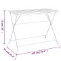 Mesa de cafetería plegable madera acacia y acero 100x54x71 cm de vidaXL, Mesas de jardín - Ref: Foro24-319976, Precio: 88,15 ...