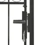 Puerta de jardín con arco superior 100x175 cm acero negro de vidaXL, Puertas de jardín - Ref: Foro24-143087, Precio: 240,83 €...