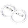Badge kit with pin 100 sets acrylic 44 mm by vidaXL, Badges - Ref: Foro24-30161, Price: 22,87 €, Discount: %