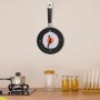 325164 Wall Clock with Fried Egg Pan Design 18,8 cm