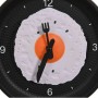 325164 Wall Clock with Fried Egg Pan Design 18,8 cm