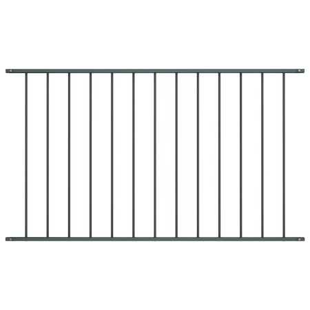 Zaunpaneel aus pulverbeschichtetem anthrazitgrauem Stahl 1,7x1 m von vidaXL, Zaunpaneele - Ref: Foro24-145222, Preis: 47,60 €...