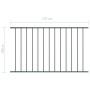 Zaunpaneel aus pulverbeschichtetem anthrazitgrauem Stahl 1,7x1 m von vidaXL, Zaunpaneele - Ref: Foro24-145222, Preis: 47,60 €...