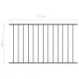 Zaunpaneel aus pulverbeschichtetem anthrazitgrauem Stahl 1,7x1 m von vidaXL, Zaunpaneele - Ref: Foro24-145222, Preis: 46,73 €...
