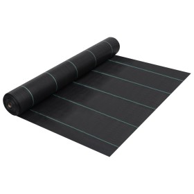 Estera de control de malezas y raíces PP negro 2x10 m de vidaXL, Mallas antihierbas - Ref: Foro24-313065, Precio: 21,31 €, De...