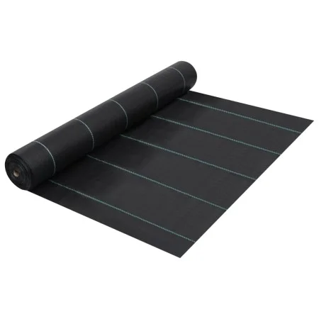 Weed and root control mat PP black 2x10 m by vidaXL, anti-weed meshes - Ref: Foro24-313065, Price: 20,41 €, Discount: %