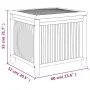 Aufbewahrungsbox für den Garten aus Bambus, 60 x 52 x 55 cm von vidaXL, Aufbewahrungsboxen für den Außenbereich - Ref: Foro24...