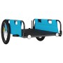 Bicycle trailer iron and blue Oxford cloth by vidaXL, Bicycle trailers - Ref: Foro24-94177, Price: 100,51 €, Discount: %