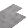 Non-adhesive PVC floor planks in brown cement, 5.26 m², 2 mm. by vidaXL, Floors and carpets - Ref: Foro24-146567, Price: 76,7...