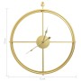 Reloj de pared de hierro dorado 52 cm