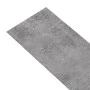 Non-adhesive PVC floor planks in brown cement, 5.26 m², 2 mm. by vidaXL, Floors and carpets - Ref: Foro24-146567, Price: 76,7...