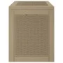 Garten-Aufbewahrungsbox PP hellbraun 55,5x43x53 cm von vidaXL, Aufbewahrungsboxen für den Außenbereich - Ref: Foro24-364179, ...