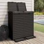 Outdoor-Mülleimer aus Polypropylen schwarz 78x41x86 cm von vidaXL, Mülltonnen und Mülltonnen - Ref: Foro24-364173, Preis: 219...