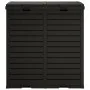 Outdoor-Mülleimer aus Polypropylen schwarz 78x41x86 cm von vidaXL, Mülltonnen und Mülltonnen - Ref: Foro24-364173, Preis: 257...