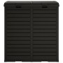 Outdoor-Mülleimer aus Polypropylen schwarz 78x41x86 cm von vidaXL, Mülltonnen und Mülltonnen - Ref: Foro24-364173, Preis: 219...