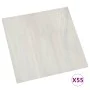 Self-adhesive PVC floor tiles, 55 units, cream color, covering 5.11 square meters. by vidaXL, Floors and carpets - Ref: Foro2...