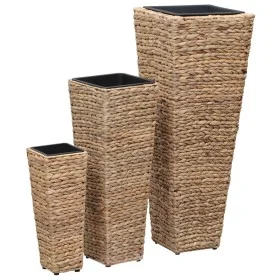 Bedding set 3 pieces brown water hyacinth by vidaXL, Pots and planters - Ref: Foro24-45568, Price: 105,43 €, Discount: %