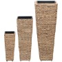 Bedding set 3 pieces brown water hyacinth by vidaXL, Pots and planters - Ref: Foro24-45568, Price: 107,41 €, Discount: %