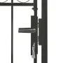 Puerta de jardín con arco superior 100x250 cm acero negro by vidaXL, garden gates - Ref: Foro24-146339, Price: 241,47 €, Disc...