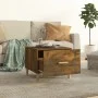 Mesa de centro madera contrachapada roble ahumado 50x50x40 cm de vidaXL, Mesas de centro - Ref: Foro24-817531, Precio: 36,08 ...