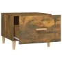 Couchtisch aus geräuchertem Eichensperrholz, 50 x 50 x 40 cm von vidaXL, Couchtisch - Ref: Foro24-817531, Preis: 36,08 €, Rab...