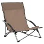 Folding beach chairs 2 units gray taupe fabric by vidaXL, Garden chairs - Ref: Foro24-312492, Price: 68,28 €, Discount: %