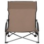 Klappbare Strandkörbe, 2 Einheiten, grau-taupefarbener Stoff von vidaXL, Gartenstühle - Ref: Foro24-312492, Preis: 76,85 €, R...