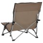 Klappbare Strandkörbe, 2 Einheiten, grau-taupefarbener Stoff von vidaXL, Gartenstühle - Ref: Foro24-312492, Preis: 76,85 €, R...