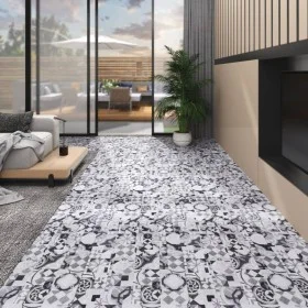 Gray printed self-adhesive PVC floor planks 5.02m² 2mm by vidaXL, Floors and carpets - Ref: Foro24-146561, Price: 74,66 €, Di...