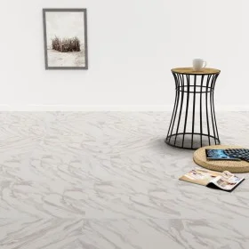 White marble self-adhesive PVC floor planks 5.11 m² by vidaXL, Floors and carpets - Ref: Foro24-144872, Price: 73,87 €, Disco...