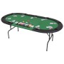3-teiliges klappbares Pokerbrett für 9 Spieler, grün, oval von vidaXL, Spiel- und Pokertische - Ref: Foro24-80210, Preis: 218...