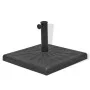 Black square resin umbrella base 19 kg by vidaXL, Umbrella bases - Ref: Foro24-43659, Price: 62,19 €, Discount: %