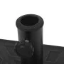 Black square resin umbrella base 19 kg by vidaXL, Umbrella bases - Ref: Foro24-43659, Price: 62,19 €, Discount: %
