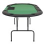 3-teiliges klappbares Pokerbrett für 9 Spieler, grün, oval von vidaXL, Spiel- und Pokertische - Ref: Foro24-80210, Preis: 218...