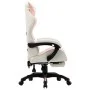 Gaming-Stuhl mit Fußstütze aus rosa und weißem Kunstleder von vidaXL, Bürostühle - Ref: Foro24-287994, Preis: 148,50 €, Rabat...