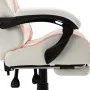 Gaming-Stuhl mit Fußstütze aus rosa und weißem Kunstleder von vidaXL, Bürostühle - Ref: Foro24-287994, Preis: 148,50 €, Rabat...