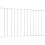 Fence panel with white powder coated steel 1.7x1.25m by vidaXL, fence panels - Ref: Foro24-145226, Price: 54,26 €, Discount: %