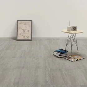 Self-adhesive PVC floor tiles in gray with a dotted pattern, covering 5.11 square meters. by vidaXL, Floors and carpets - Ref...