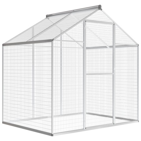 Aluminum outdoor birdhouse 178x122x194 cm by vidaXL, Cages and habitats for small animals - Ref: Foro24-43557, Price: 502,09 ...