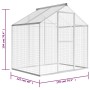 Aluminum outdoor birdhouse 178x122x194 cm by vidaXL, Cages and habitats for small animals - Ref: Foro24-43557, Price: 502,09 ...