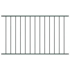 Anthrazitgrau pulverbeschichtetes Stahlzaunelement 1,7 x 1,25 m von vidaXL, Zaunpaneele - Ref: Foro24-145223, Preis: 48,71 €,...
