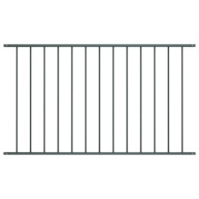 Panel valla acero recubrimiento polvo gris antracita 1,7x1,25m de vidaXL, Paneles de vallas - Ref: Foro24-145223, Precio: 49,...