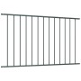 Anthracite gray powder coated steel fence panel 1.7x1.25m by vidaXL, fence panels - Ref: Foro24-145223, Price: 53,42 €, Disco...