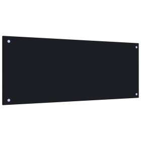 Küchenspritzschutz aus schwarzem Hartglas 100x40 cm von vidaXL, Küchengeräte und Utensilien - Ref: Foro24-249490, Preis: 44,3...