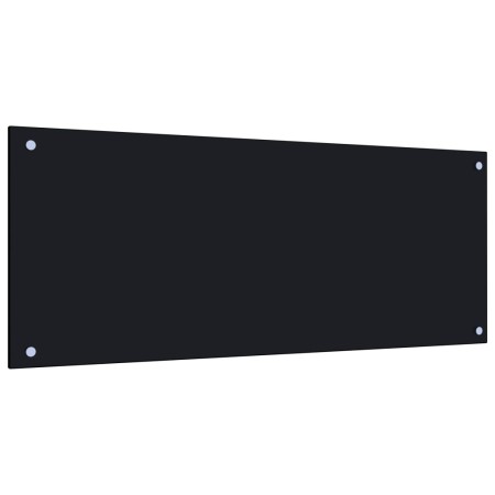 Küchenspritzschutz aus schwarzem Hartglas 100x40 cm von vidaXL, Küchengeräte und Utensilien - Ref: Foro24-249490, Preis: 44,3...
