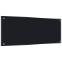 Küchenspritzschutz aus schwarzem Hartglas 100x40 cm von vidaXL, Küchengeräte und Utensilien - Ref: Foro24-249490, Preis: 44,3...