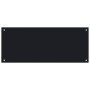 Kitchen splash protection black tempered glass 100x40 cm by vidaXL, Kitchen tools and utensils - Ref: Foro24-249490, Price: 4...