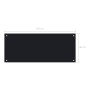 Kitchen splash protection black tempered glass 100x40 cm by vidaXL, Kitchen tools and utensils - Ref: Foro24-249490, Price: 4...